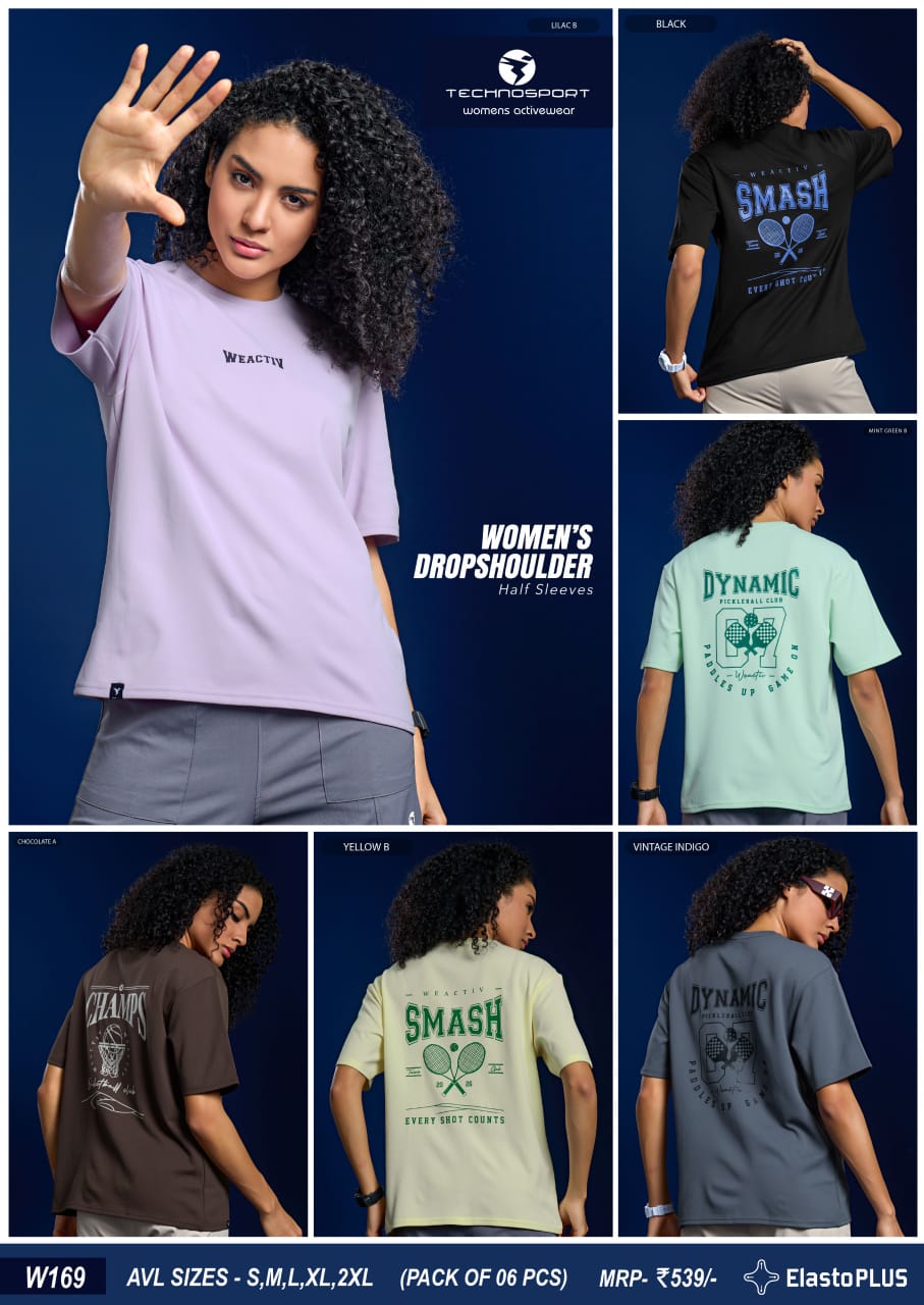 W169 ASSORTED WOMENS TECHNOSPORT CREW NECK S - Image 1