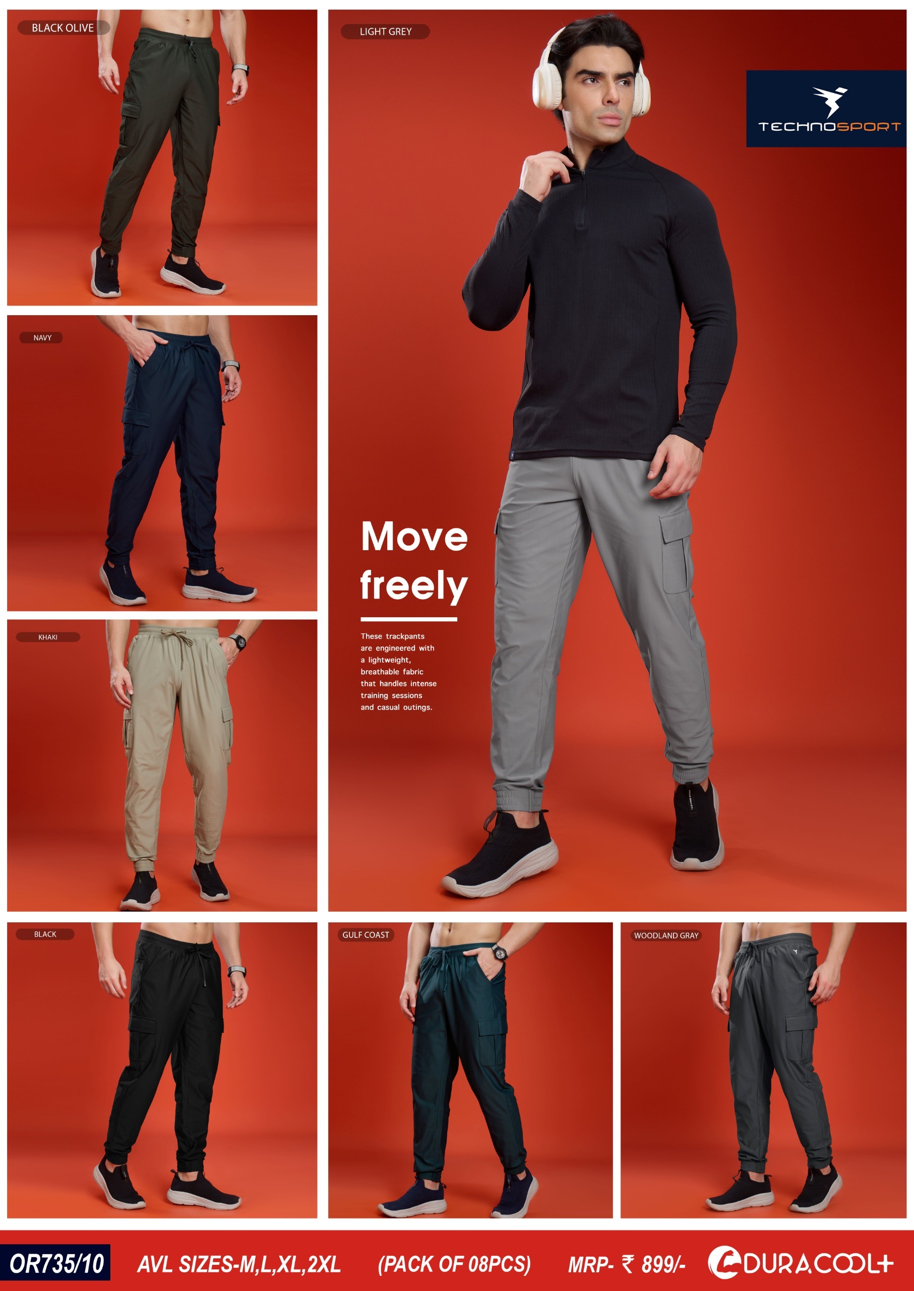 OR735/10 MENS TRACK PANT L - Image 1