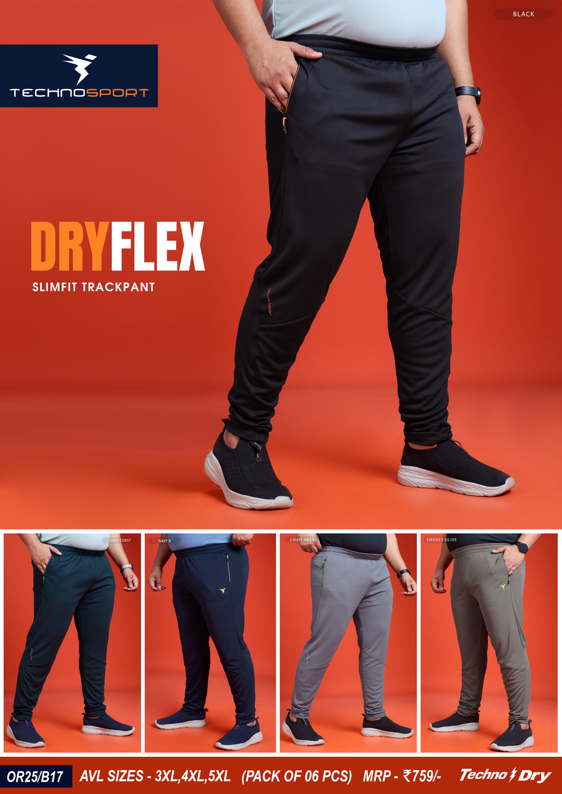 OR25/B17 MENS TRACK PANT 3XL - Image 1