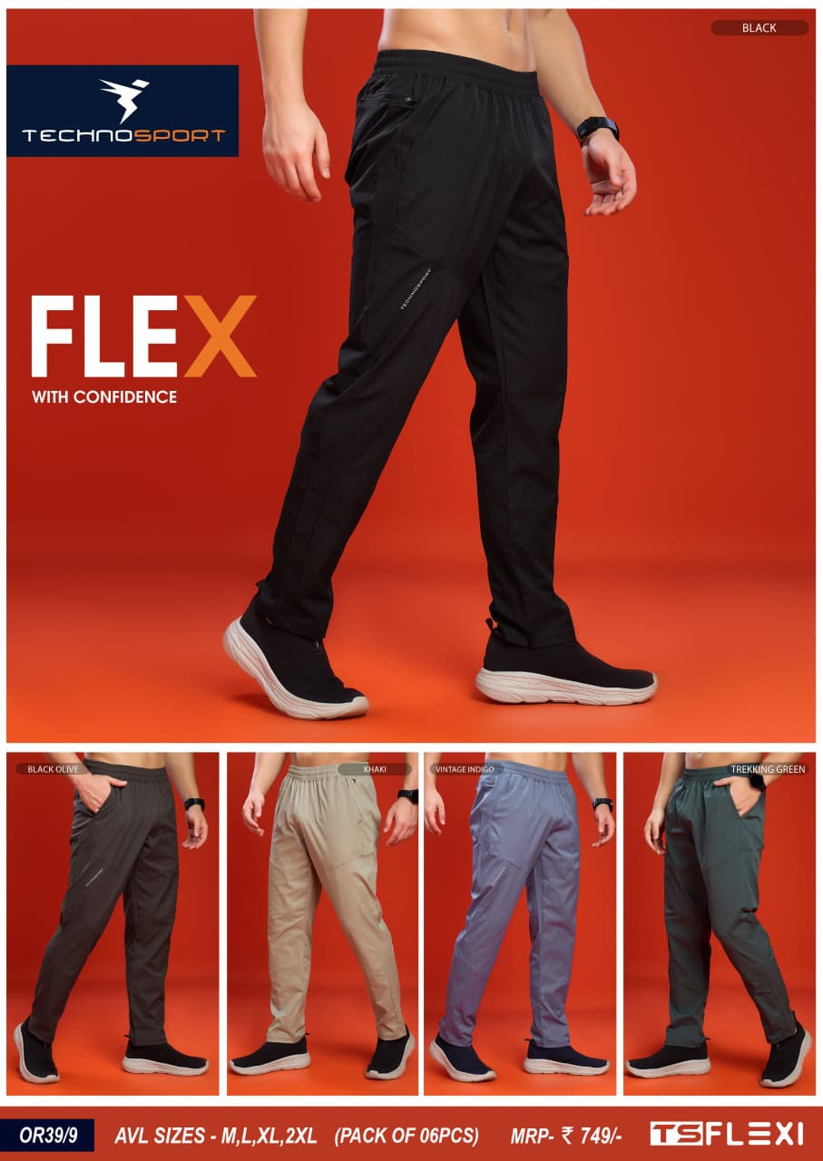 OR39/9 ASSORTED MENS TECHNOSPORT TRACK PANT XL - Image 1