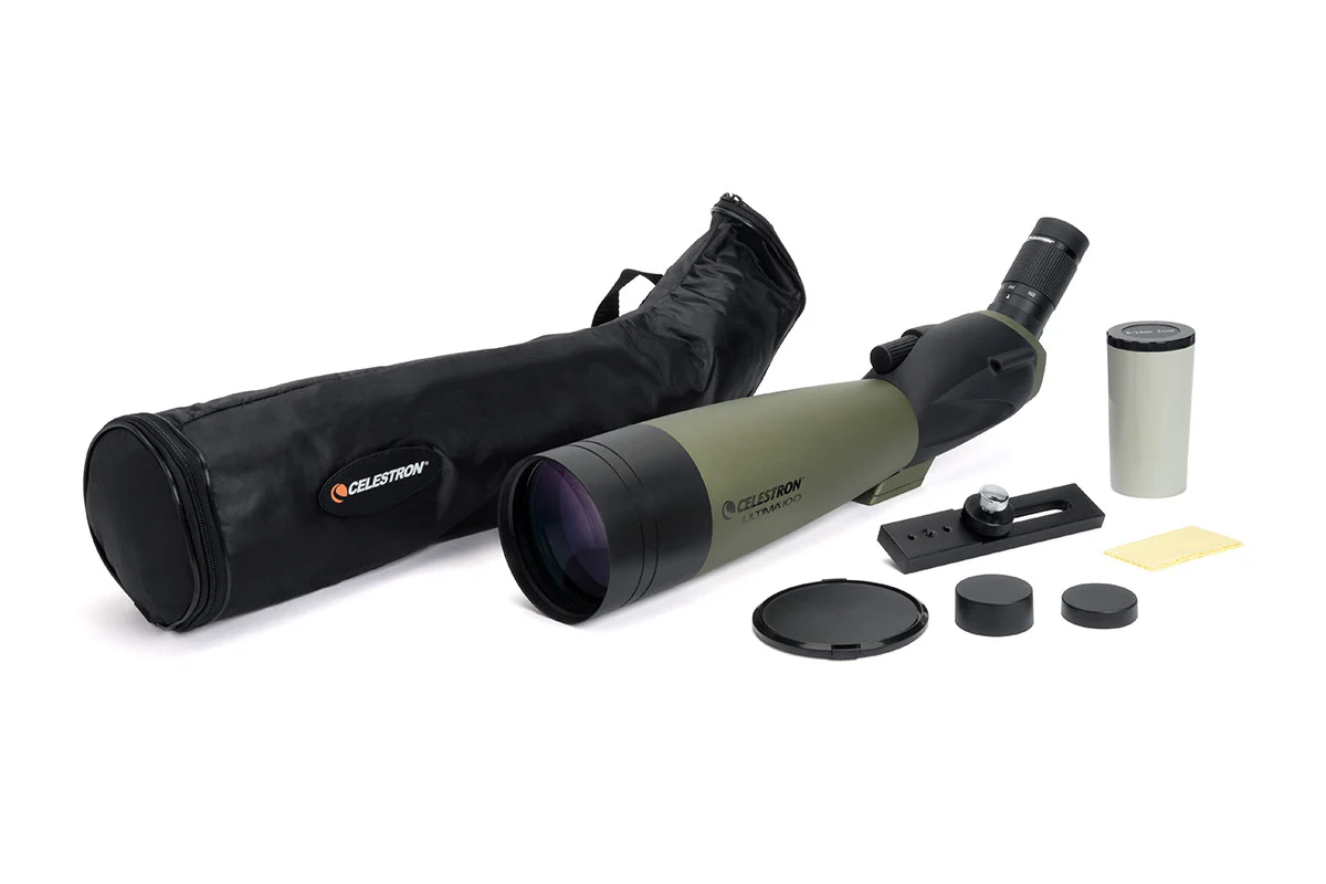 Celestron Ultima 22-66x100mm Angled Zoom Spotting Scope (52252) Celestron Ultima 22-66x100mm Angled Zoom Spotting Scope (52252) - Image 9