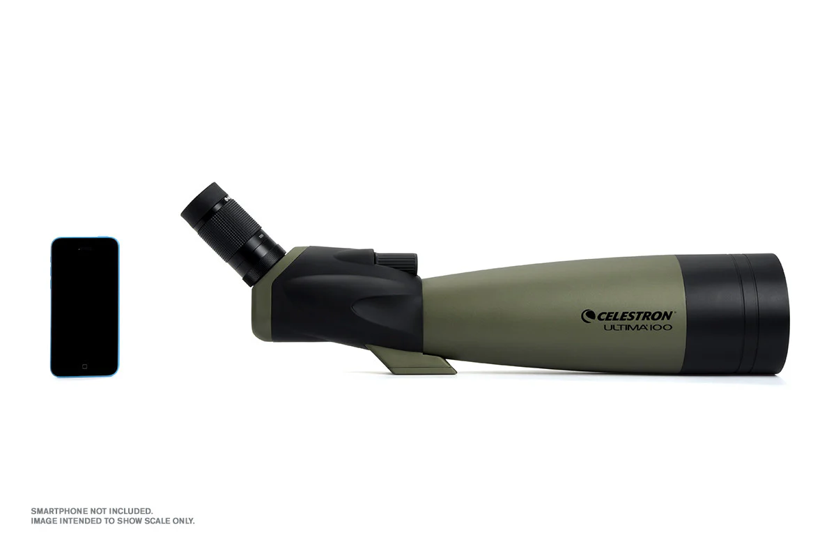 Celestron Ultima 22-66x100mm Angled Zoom Spotting Scope (52252) - Image 5