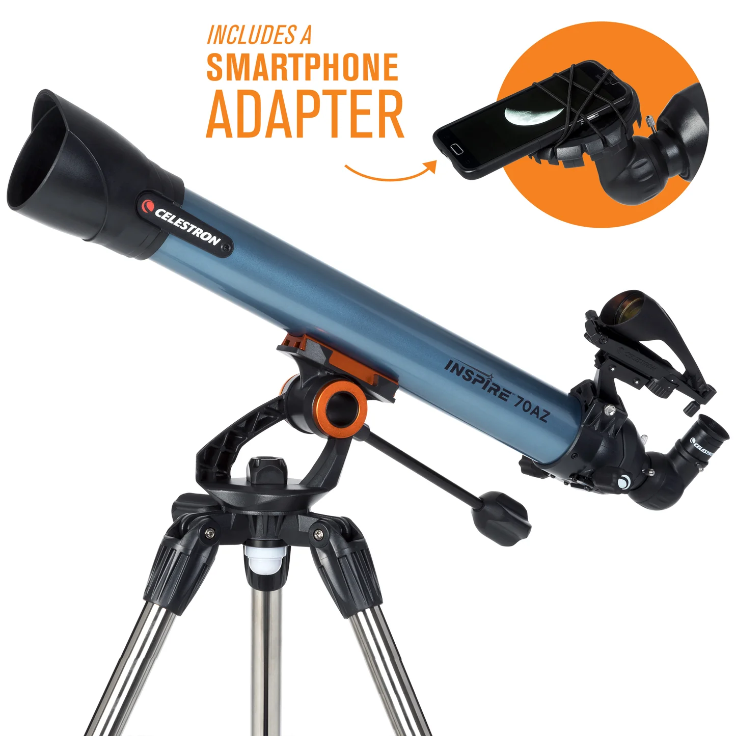 CelestronInspire 70AZ Refractor Telescope (22401) CelestronInspire 70AZ Refractor Telescope (22401) - Image 1