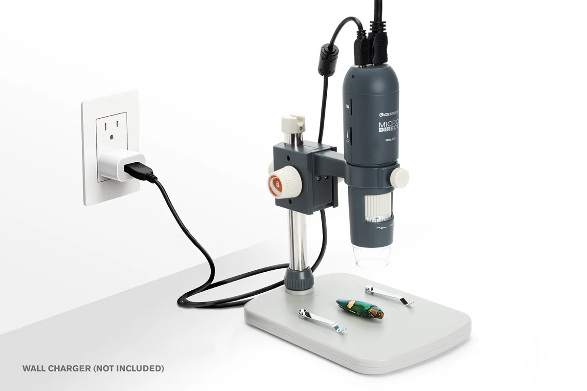 Celestron MicroDirect 1080p HD Handheld Digital Micro Viewing Digital Microscope, Grey (44316) - Image 7