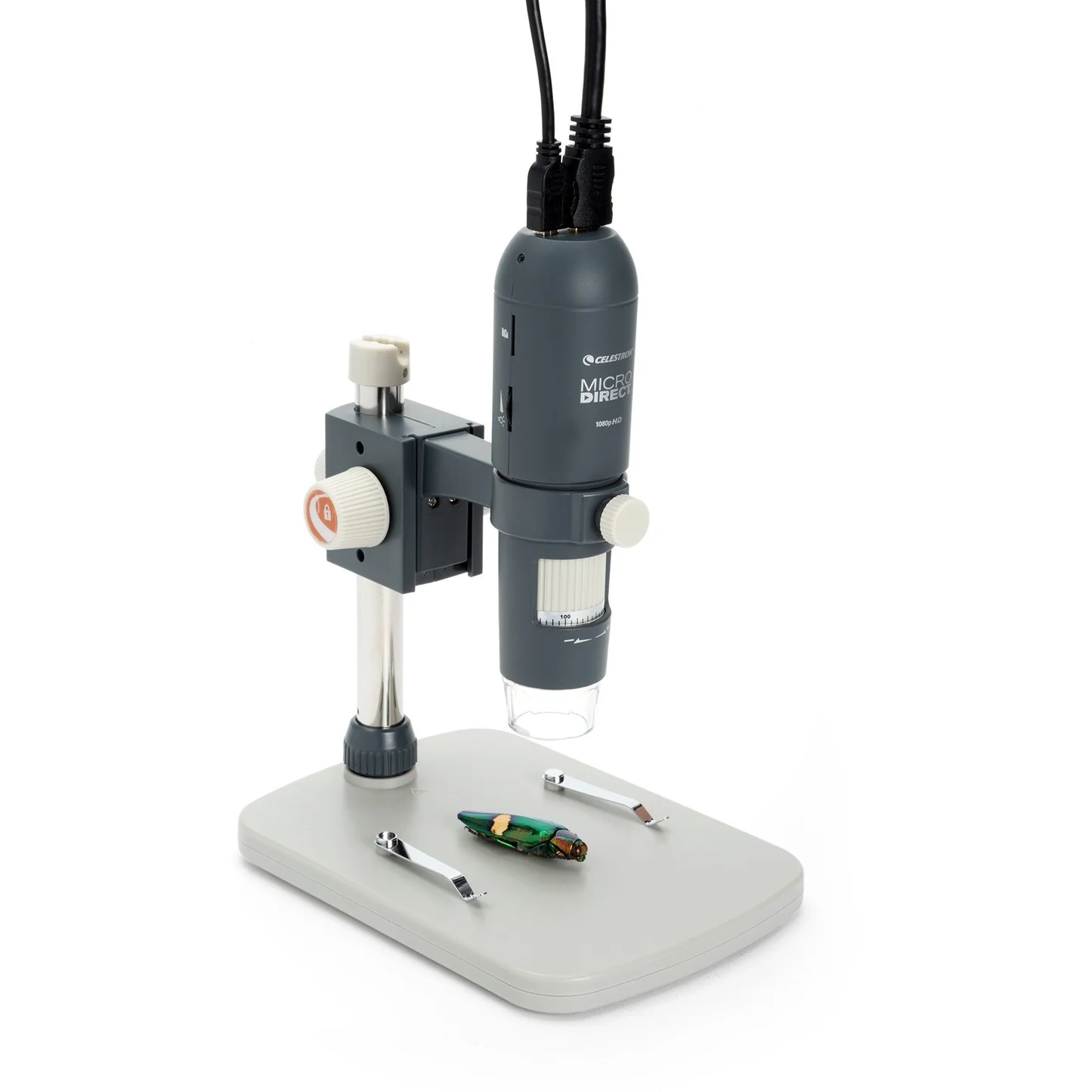 Celestron MicroDirect 1080p HD Handheld Digital Micro Viewing Digital Microscope, Grey (44316) - Image 1