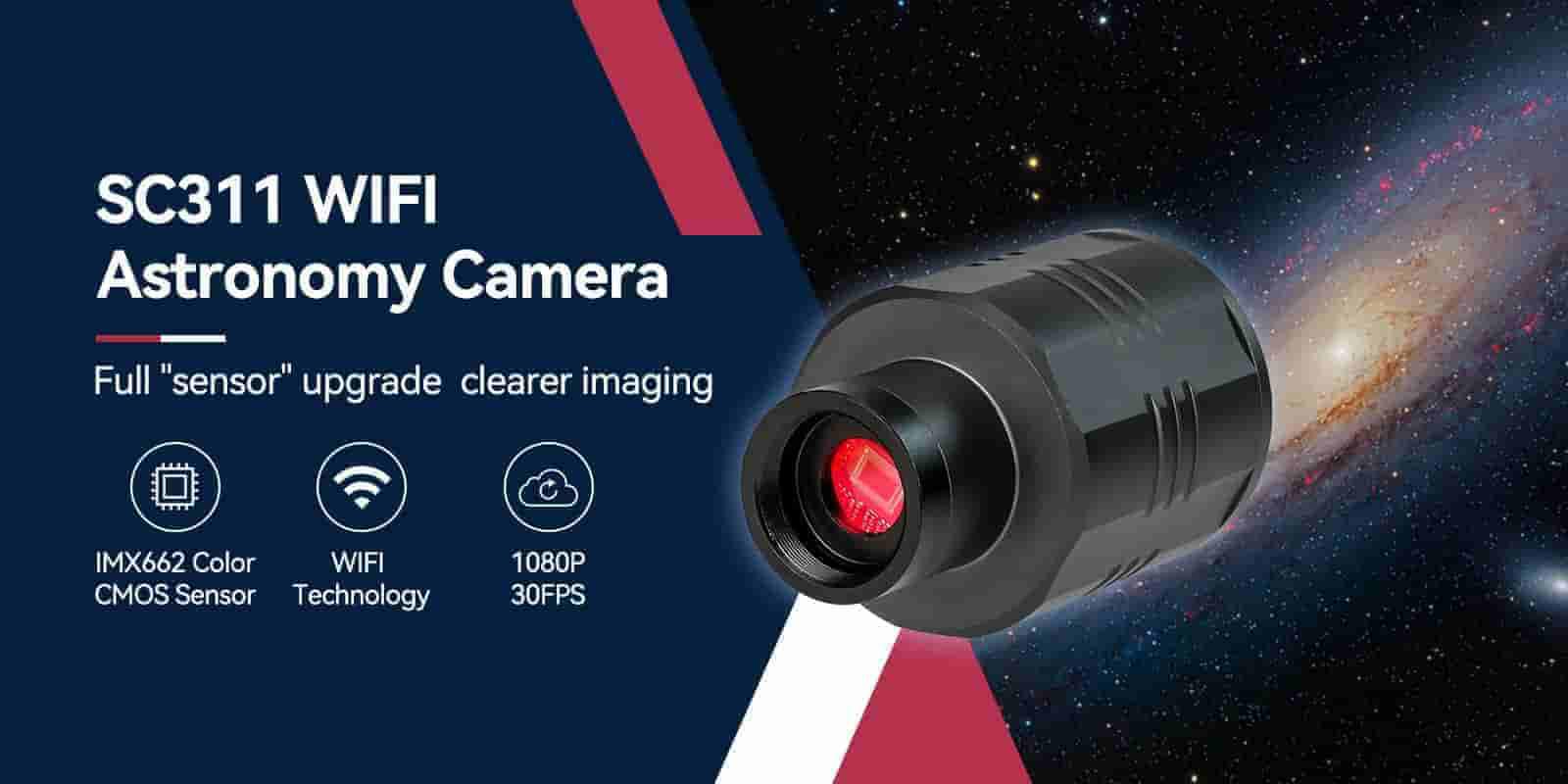SVBONY SC311 WiFi Telescope Camera Eyepiece, IMX662 Astronomy Camera for 4 Device Connections, 1080P Planetary Camera with Removable UV IR Cut Glass, for Outdoor Deep Sky Photography and EAA - B0CP1PNG99 - Image 11