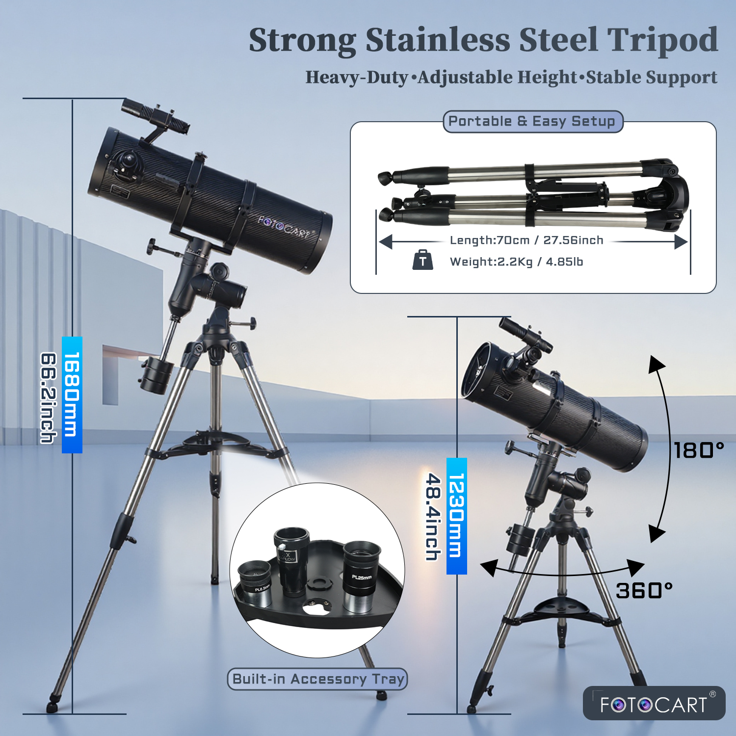 Fotocart Astro Pro 150EQ Reflector Telescope - Image 5