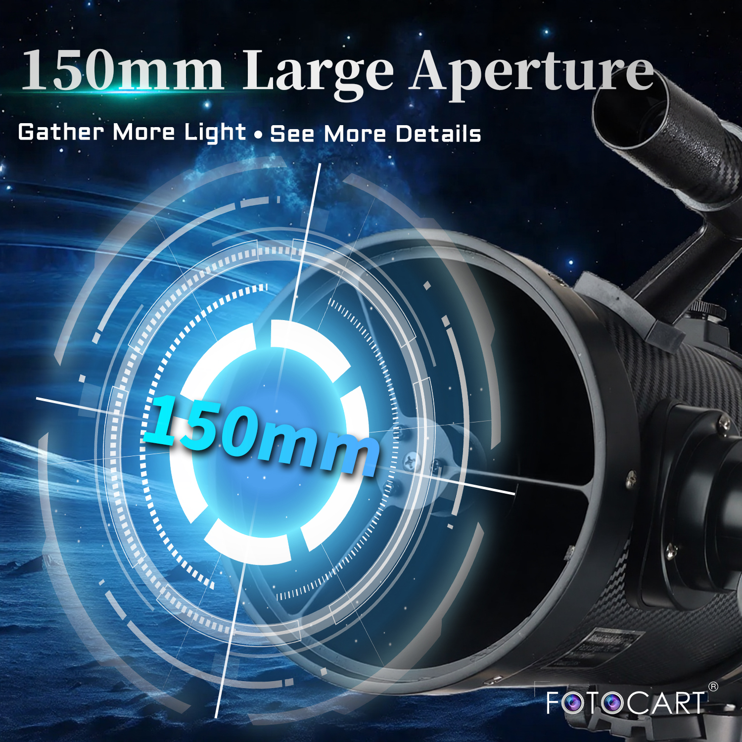 Fotocart Astro Pro 150EQ Reflector Telescope - Image 2