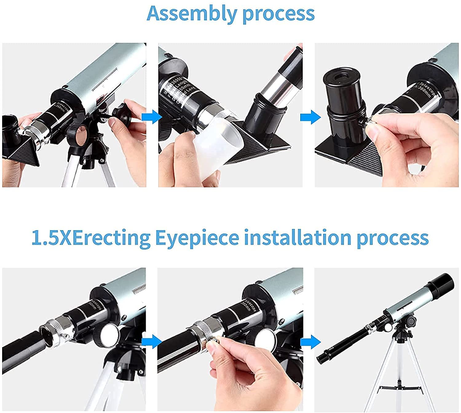 Fotocart Powerful 50AZ Refractor Telescope (F36050) - Image 6