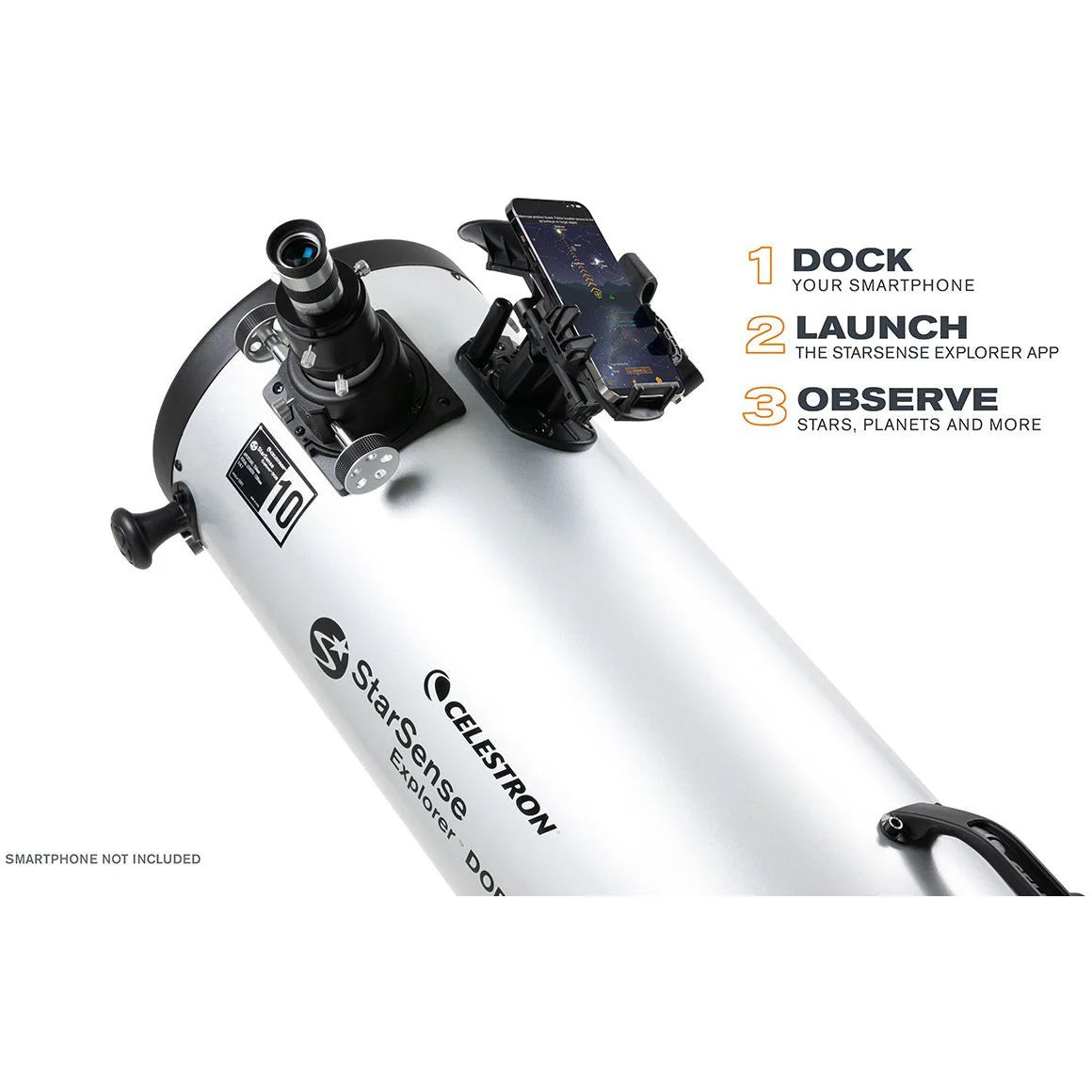 Celestron StarSense Explorer 10" Dobsonian Smartphone App-Enabled Telescope (22471) - Image 2