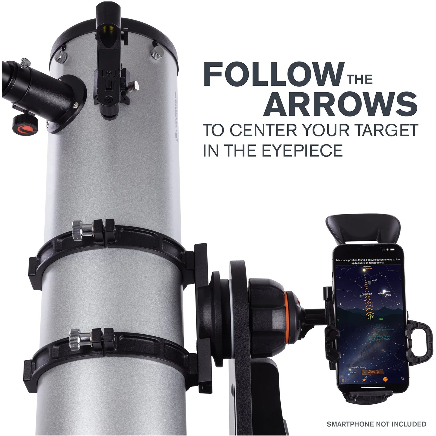 Celestron StarSense Explorer 130mm Dobsonian Smartphone App-Enabled Telescope (22481) Celestron StarSense Explorer 130mm Dobsonian Smartphone App-Enabled Telescope (22481) - Image 3