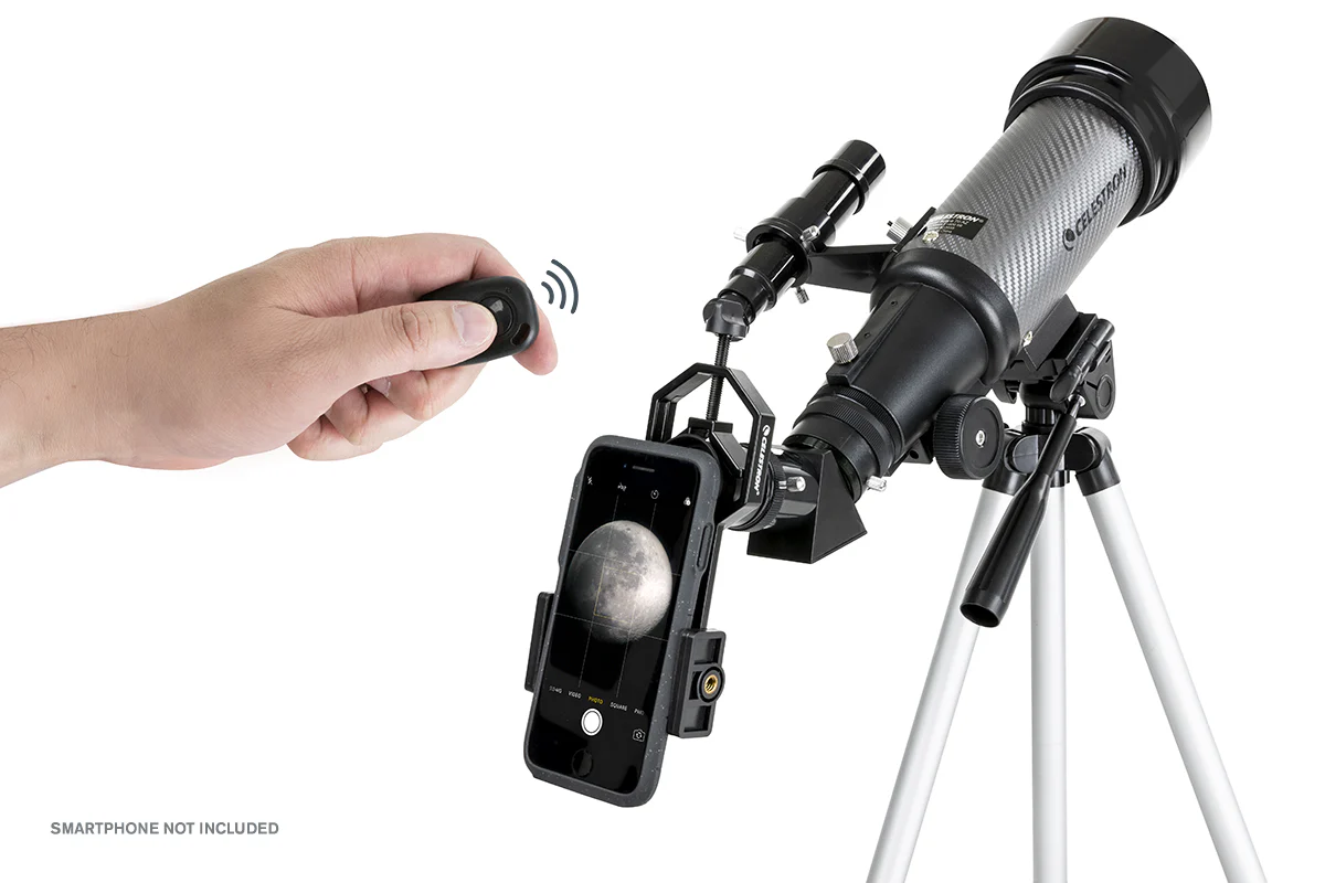 Celestron Travel Scope 70 DX Portable Telescope with Smartphone Adapter (22035) - Image 8