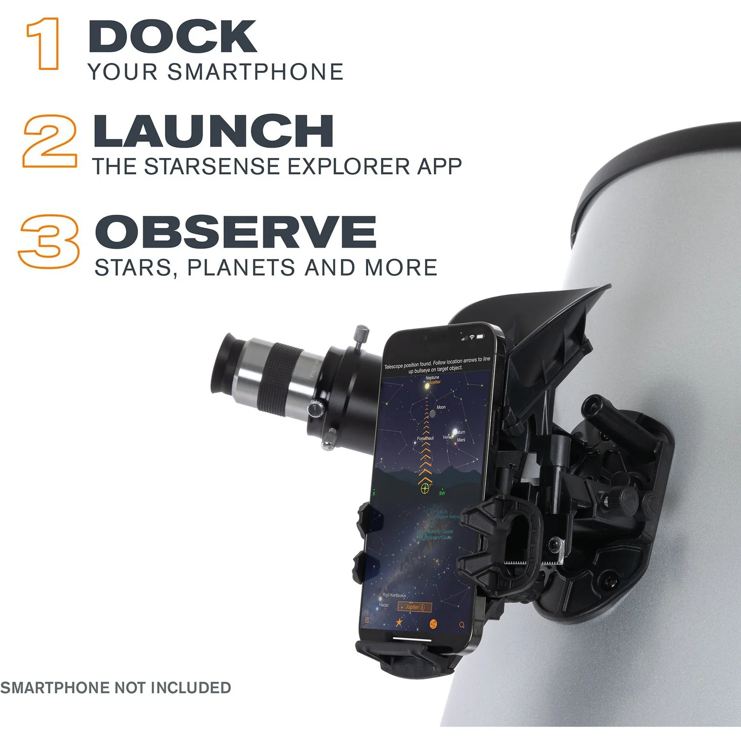 Celestron StarSense Explorer 12" Dobsonian Smartphone App-Enabled Telescope, (22472) - Image 2