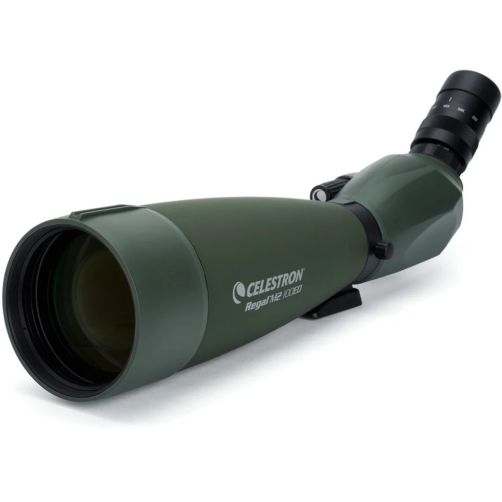 Celestron Regal M2 22-67x100mm ED Angled Zoom Spotting Scope (52306) - Image 1