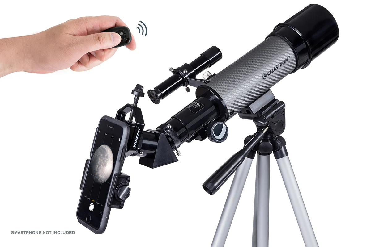 Celestron Travel Scope 60 DX Portable Telescope with Smartphone Adapter (22007) - Image 8