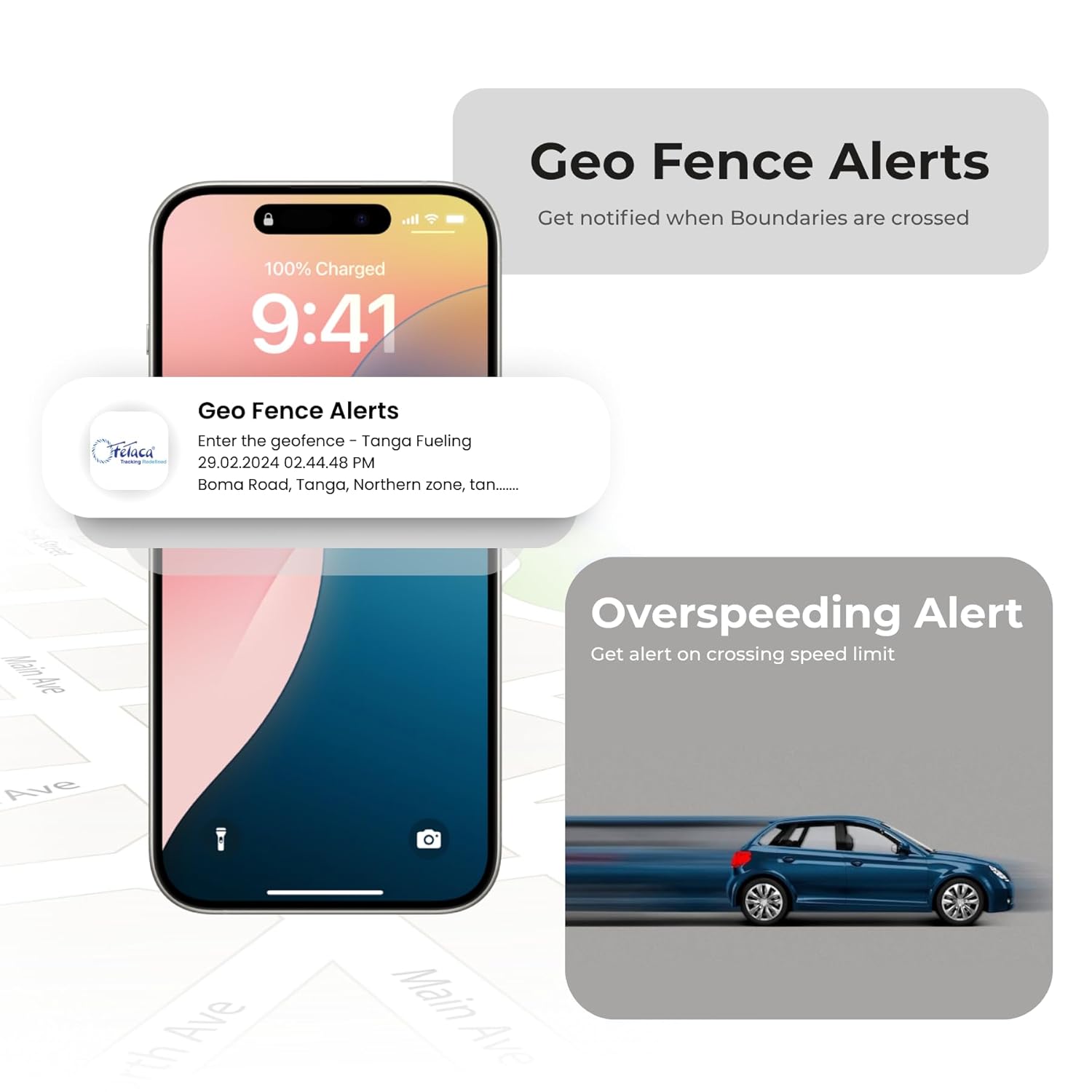 FETACA OBD GPS Tracker for Car Free 4G SIM | 15+ Features | Easy Plug & Play | Real-Time Location, Engine Health, Driving History, Fuel Consumption & Geofence Alerts - Image 4