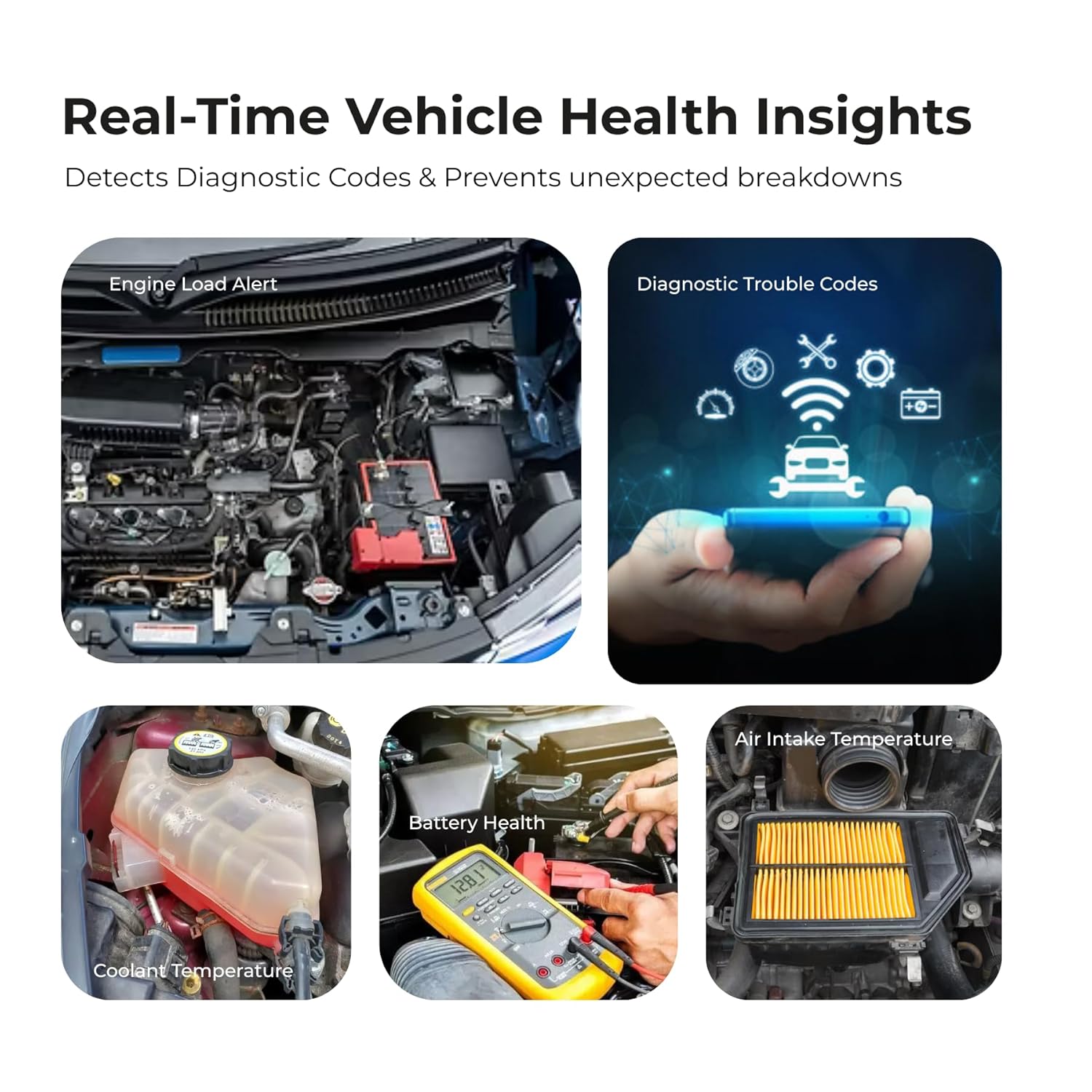 FETACA OBD GPS Tracker for Car Free 4G SIM | 15+ Features | Easy Plug & Play | Real-Time Location, Engine Health, Driving History, Fuel Consumption & Geofence Alerts - Image 7