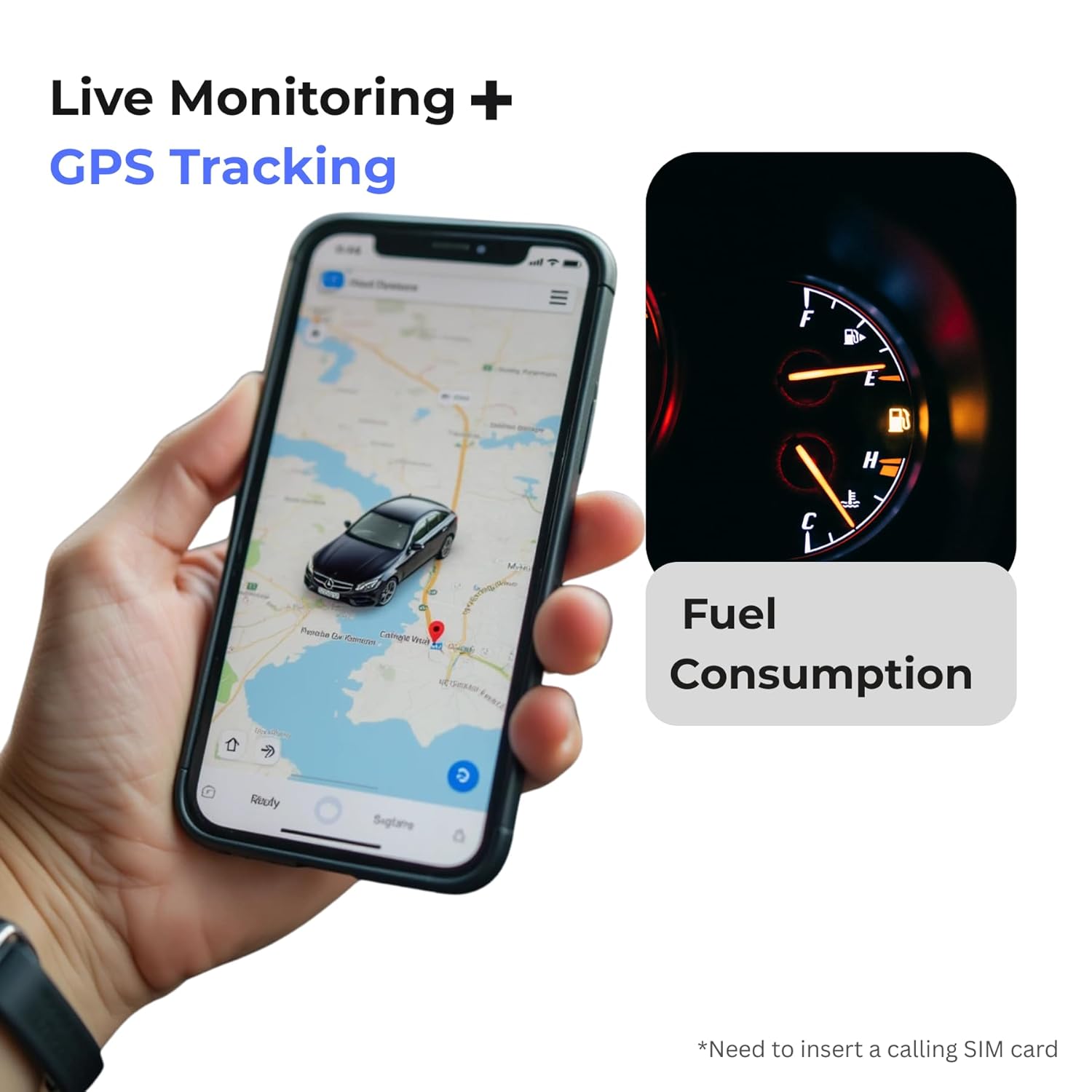 FETACA OBD GPS Tracker for Car Free 4G SIM | 15+ Features | Easy Plug & Play | Real-Time Location, Engine Health, Driving History, Fuel Consumption & Geofence Alerts - Image 6