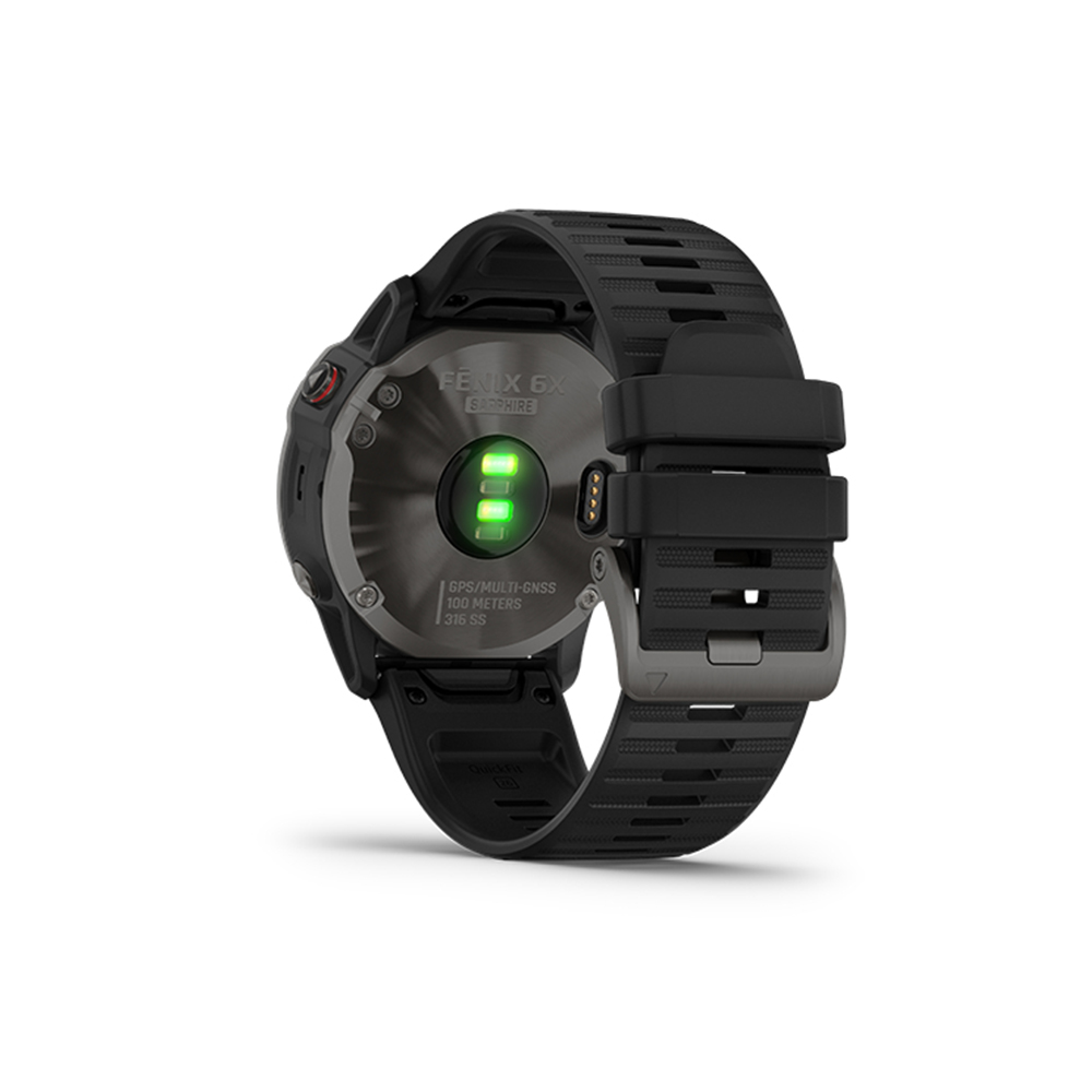 Garmin Smart Watch Fenix 6X-Carbon Gray Dlc With Black - Image 5