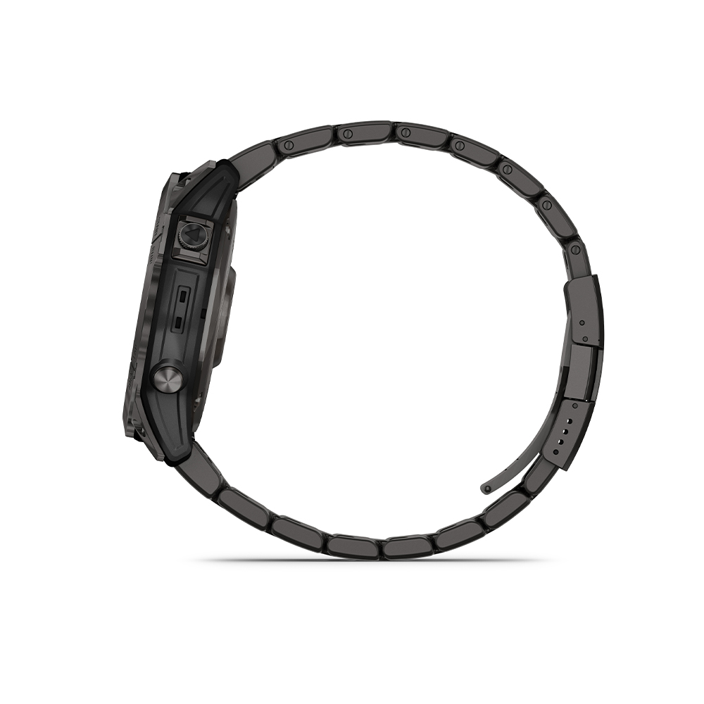 Garmin Smart Watch Fenix 7X Solar,Saph,Carbon Gray Ti W/Metal Band (Comes With One Extra Black Silicon Band Foc) - Image 5