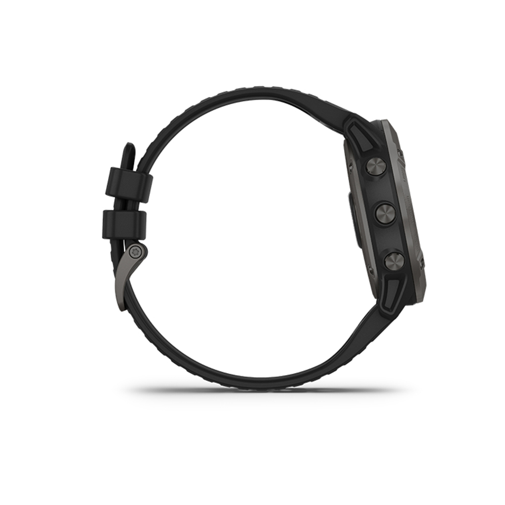 Garmin Smart Watch Fenix 6X-Carbon Gray Dlc With Black - Image 4