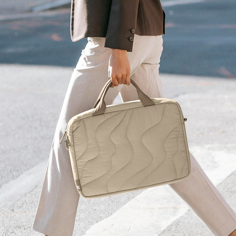 Terra-A28 Puffy Laptop Handbag 35.56 cm(14 Inch) Universal-Natural Sand - Image 11