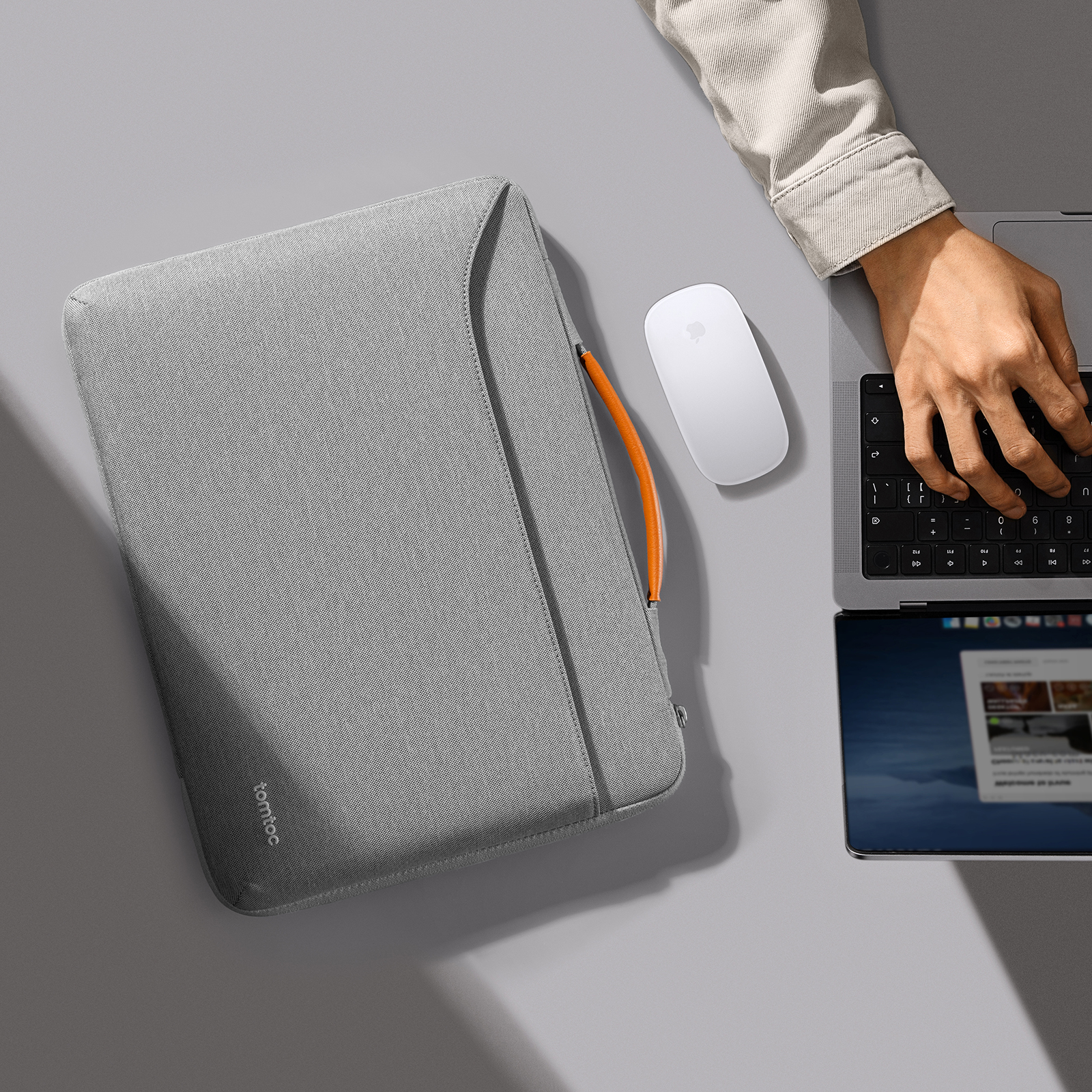 Defender-A22 Laptop Briefcase-33.02 cm(13 Inch) MacBook-Gray Defender-A22 Laptop Briefcase-33.02 cm(13 Inch) MacBook-Gray - Image 11