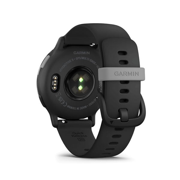 Vivoactive 5 Slate Aluminum Bezel With Black Case And Silicone Band - Image 5
