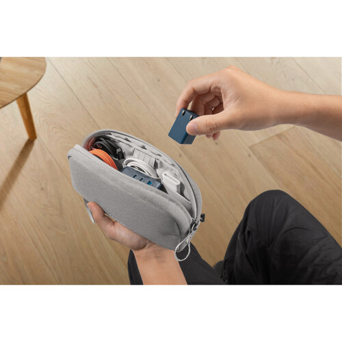 Light-T12 Electronic Accessory Pouch Gray - Image 9