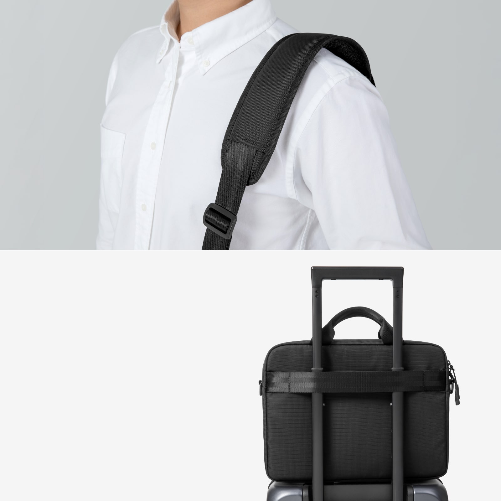 Navigator-A33 Laptop Shoulder Bag-40.64 cm(16 Inch) Universal-Black - Image 9