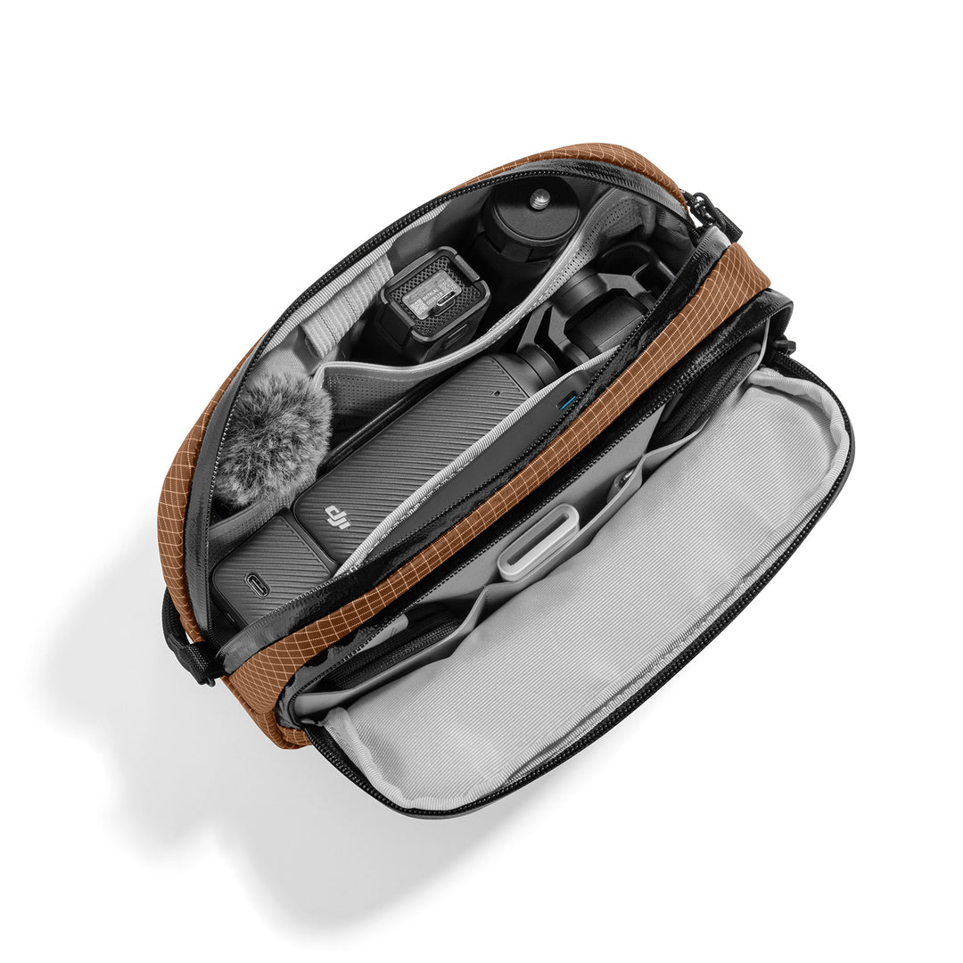 Light-T12 Electronic Accessory Pouch Pro 1.8L-Brown - Image 6
