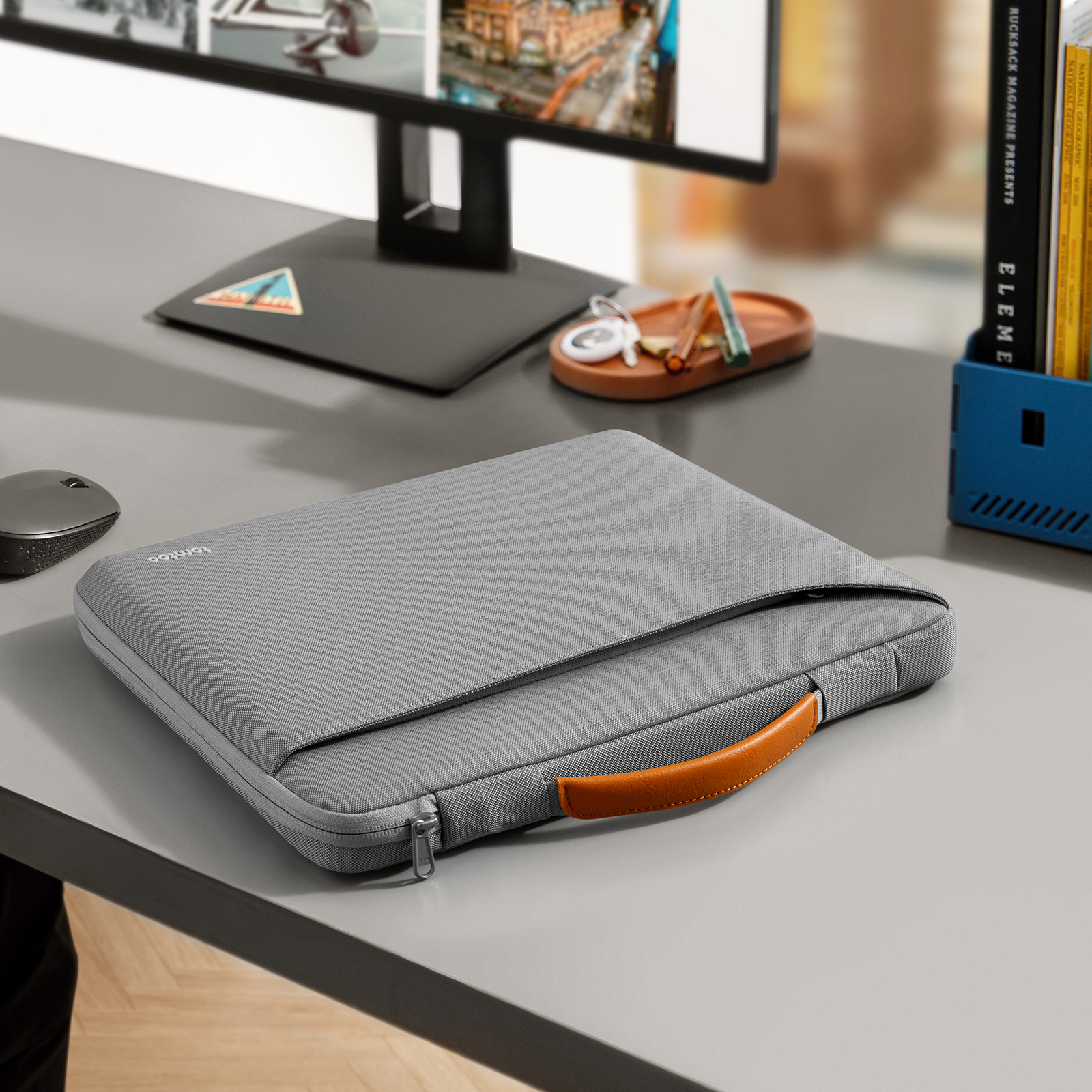 Defender-A22 Laptop Briefcase-35.56 cm(14 Inch) Universal-Gray - Image 10