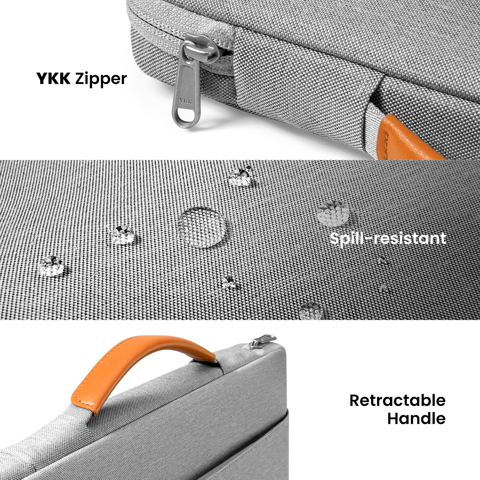 Defender-A22 Laptop Briefcase-33.02 cm(13 Inch) MacBook-Gray Defender-A22 Laptop Briefcase-33.02 cm(13 Inch) MacBook-Gray - Image 7