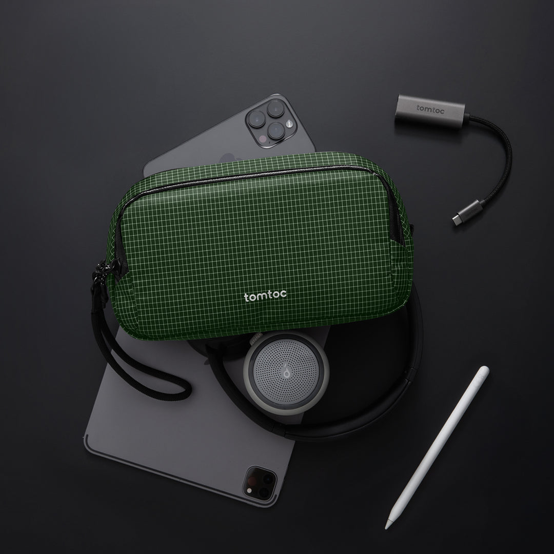 Light-T12 Electronic Accessory Pouch Pro 1.8L-Green - Image 9