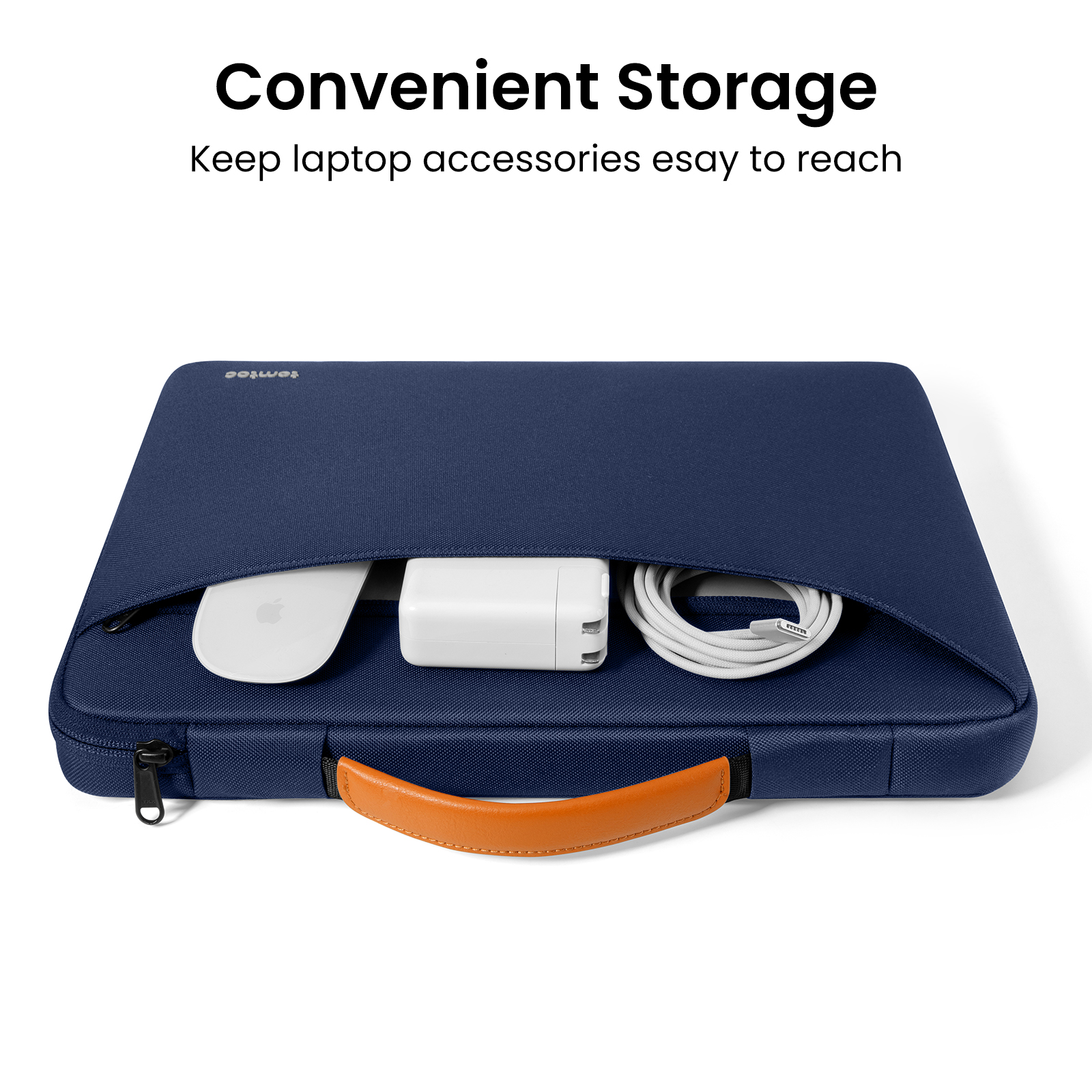 Defender-A22 Laptop Briefcase 16 Inch MacBook-Navy Blue - Image 4