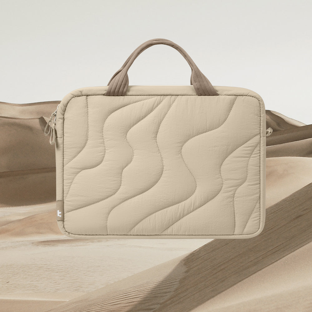 Terra-A28 Puffy Laptop Handbag 35.56 cm(14 Inch) Universal-Natural Sand - Image 13