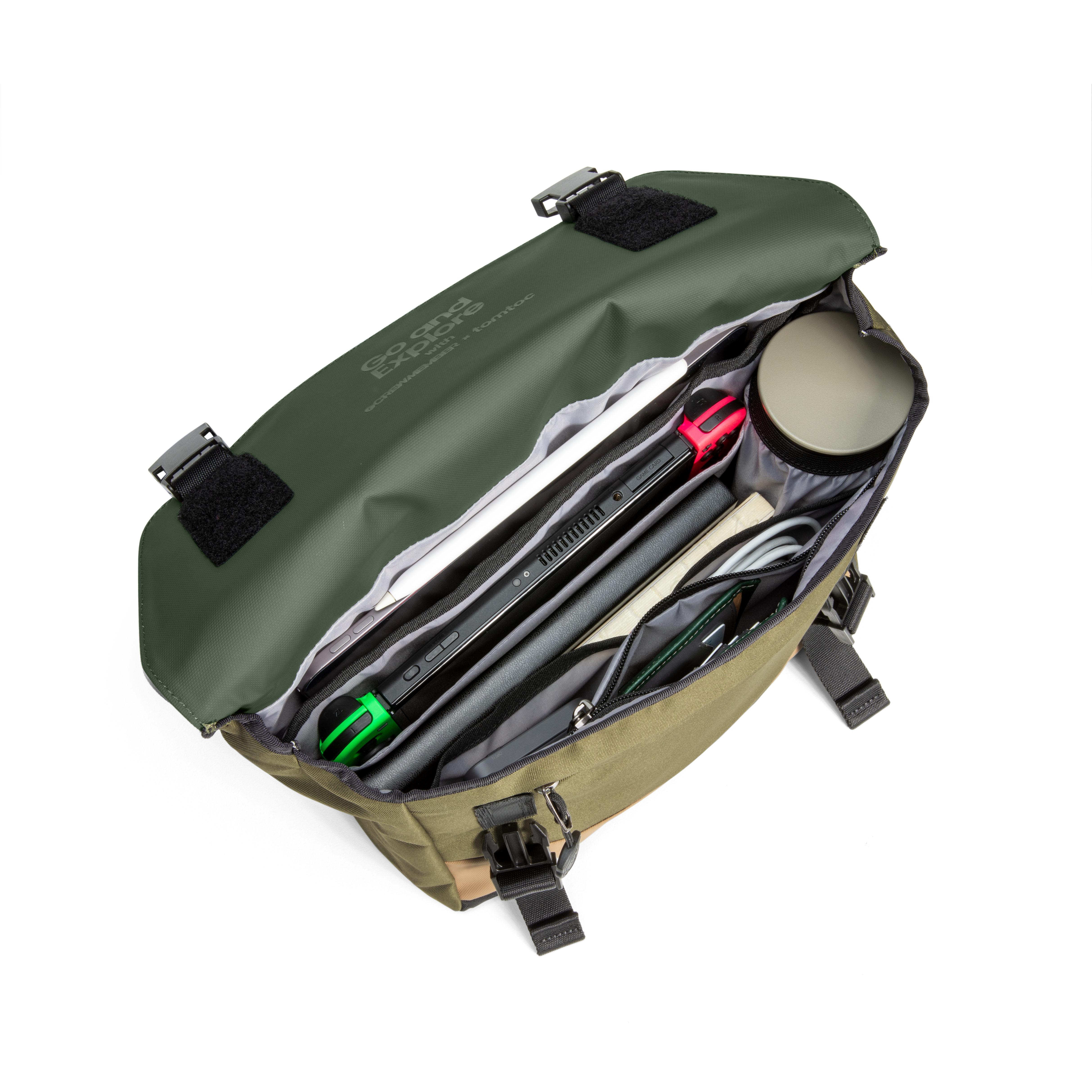 Slash-T27 Shoulder Bag Green - Image 12