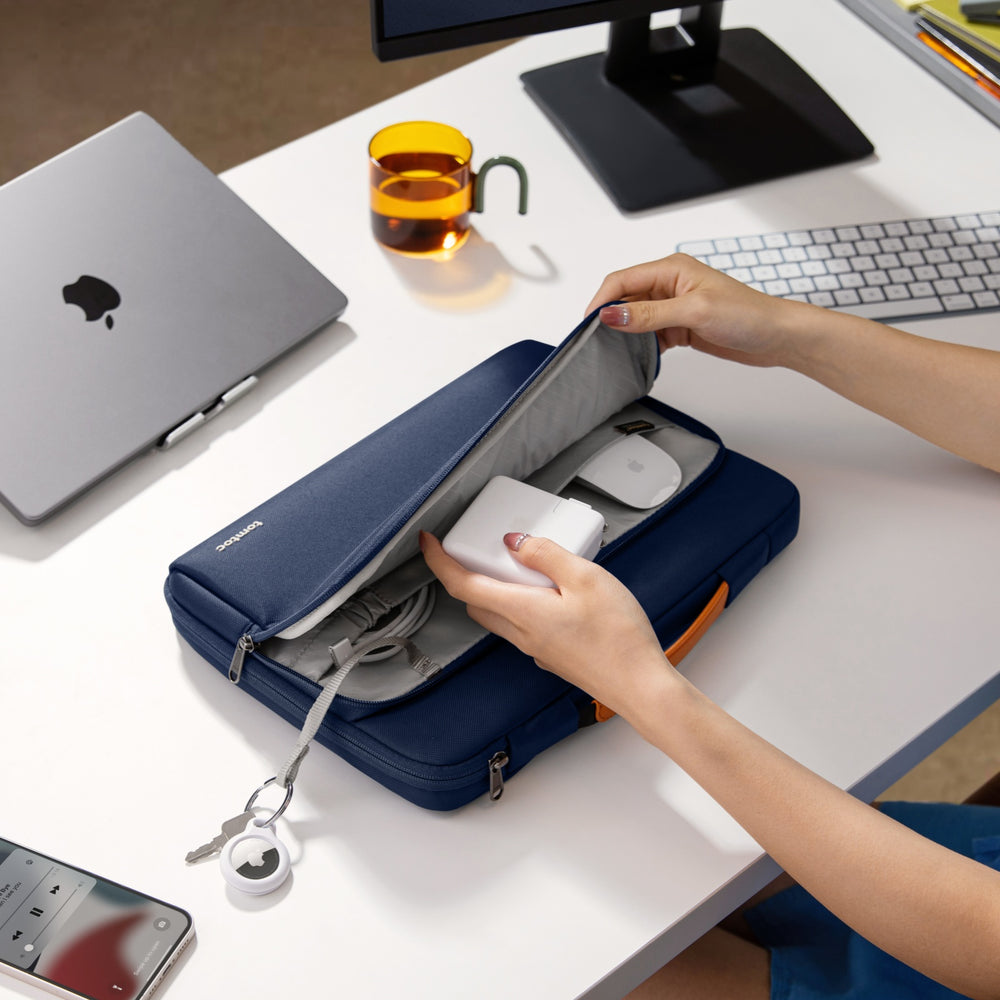 Defender-A14 Laptop Briefcase-39.62 cm(15.6 Inch)-Navy Blue - Image 13