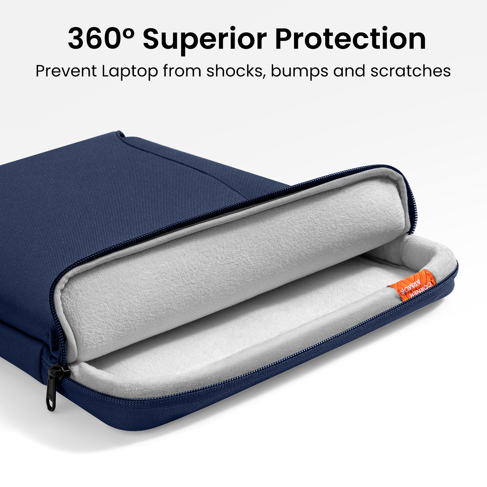 Defender-A22 Laptop Briefcase-35.56 cm(14 Inch) Universal-Navy Blue - Image 3