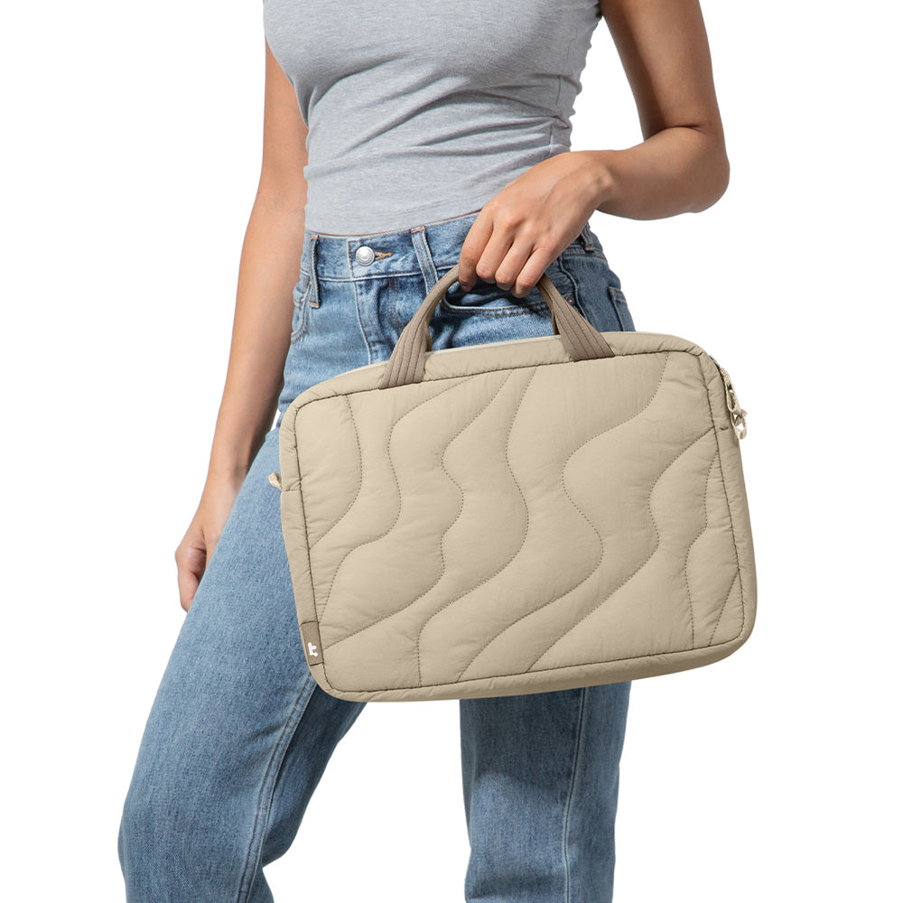 Terra-A28 Puffy Laptop Handbag 35.56 cm(14 Inch) Universal-Natural Sand - Image 3