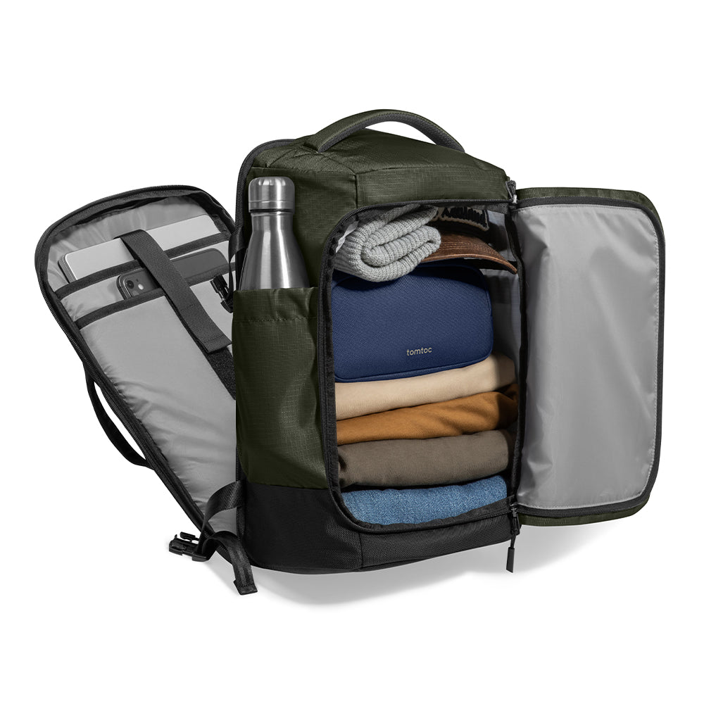 Navigator-T66 Lite Travel Laptop Backpack 16inch/28L-Green - Image 2