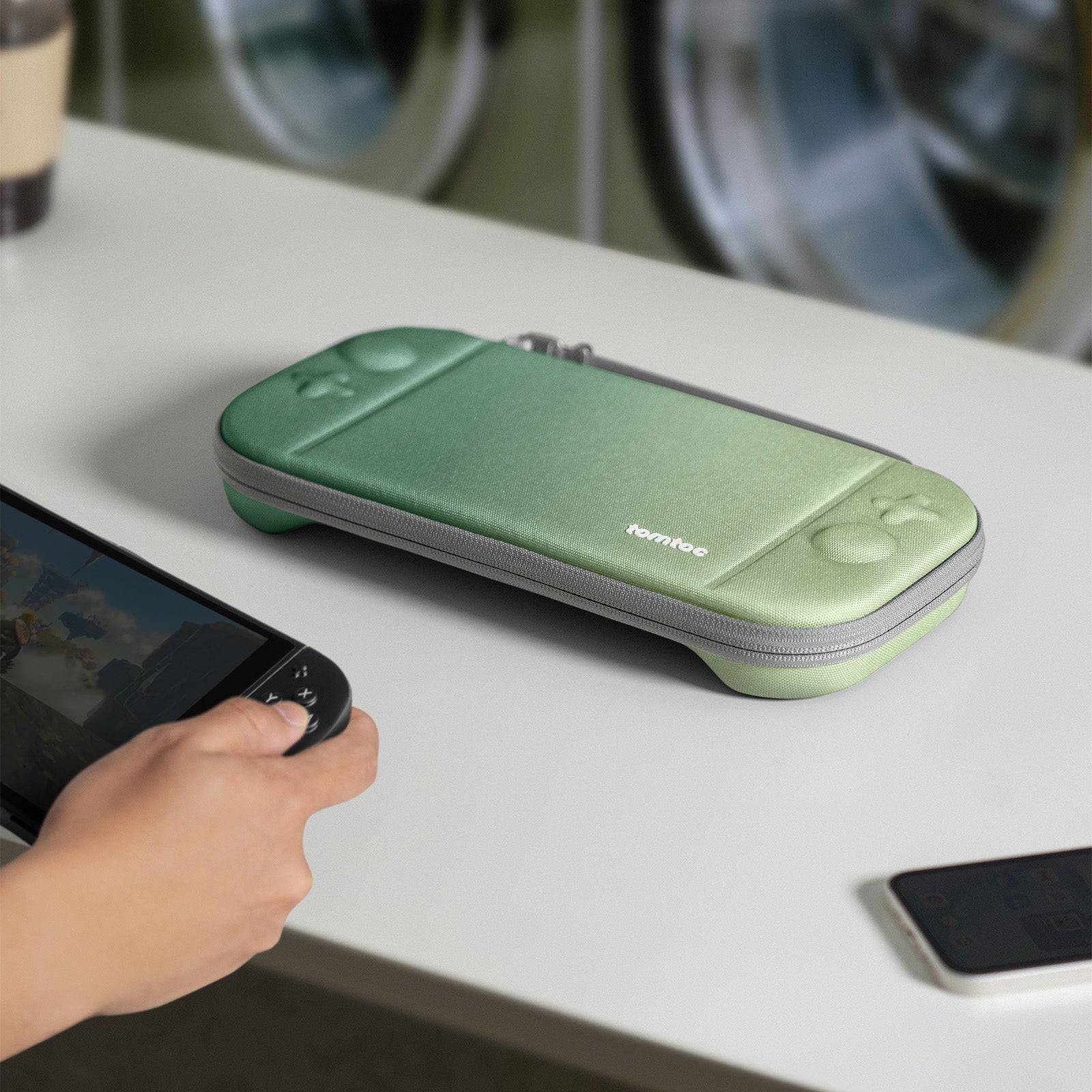 FancyCase-G05 Nintendo Switch 2 Slim Case, Matcha Green - Image 16