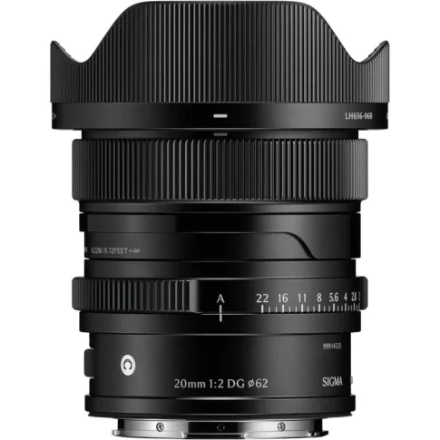 Sigma 20mm f/2 DG Contemporary Lens (L-Mount, Black) - Image 1