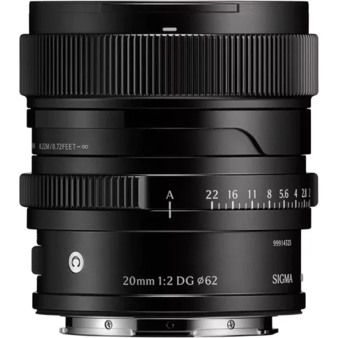 Sigma 20mm f/2 DG Contemporary Lens (L-Mount, Black) - Image 3