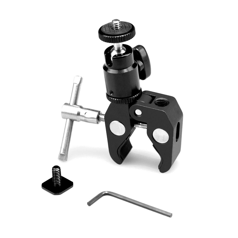 SmallRig Super Clamp Mount with 1/4" Screw Ball Head Mount 1124 - Image 6