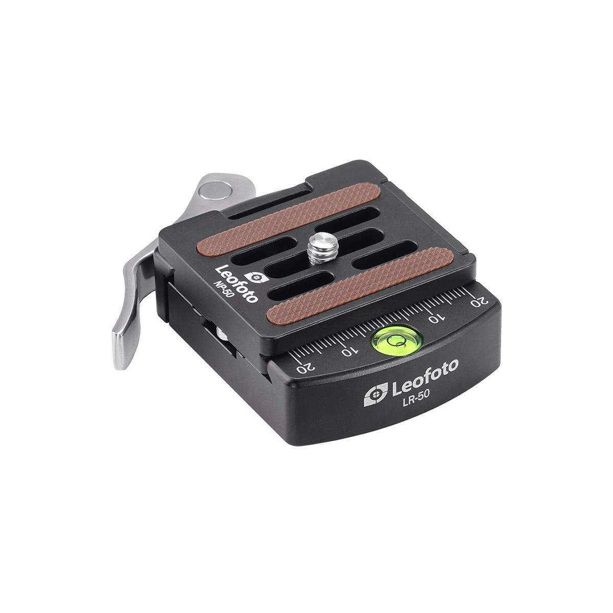 Leofoto LR-50 50mm Quick Release Lever Clamp with NP-50 Plate - Image 1