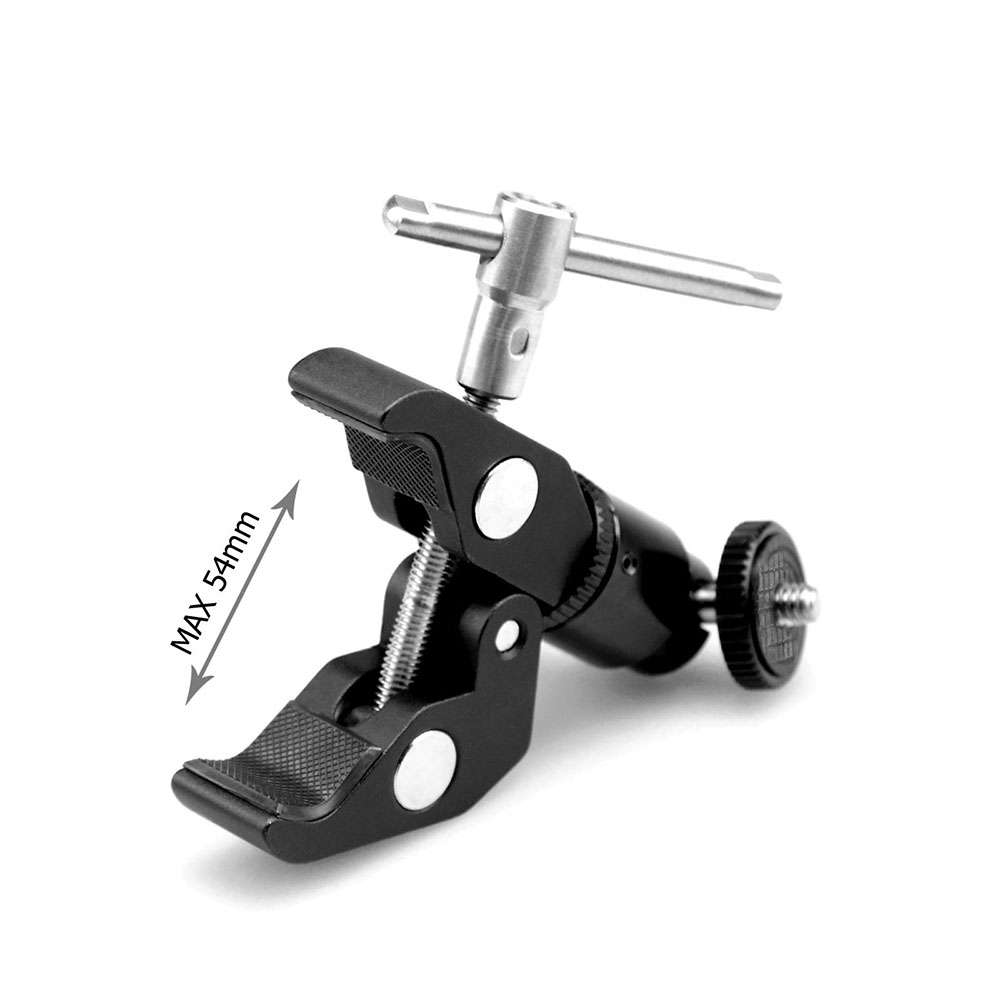 SmallRig Super Clamp Mount with 1/4" Screw Ball Head Mount 1124 - Image 3