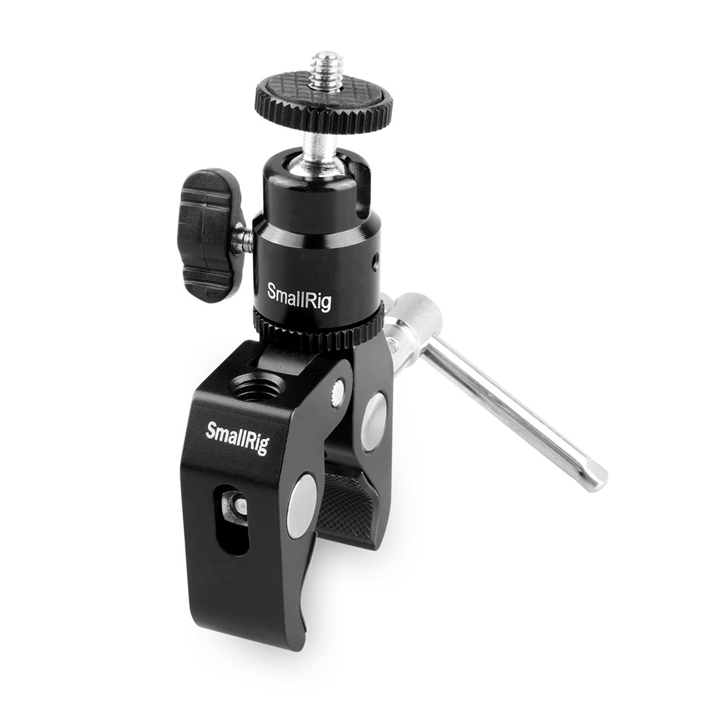 SmallRig Super Clamp Mount with 1/4" Screw Ball Head Mount 1124 - Image 1