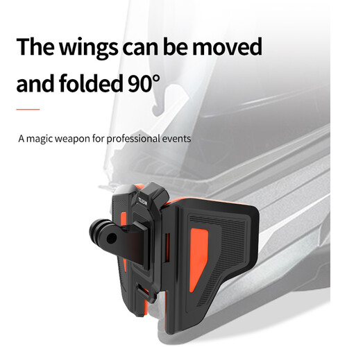 Telesin Motorcycle Helmet Chin Mount For GoPro, Insta360, DJI, SJ Cam Action Cameras - Image 10