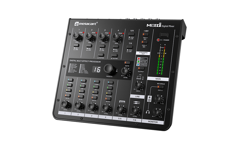 RELECART Live Streaming Loopback Audio usb Mixer - Image 3